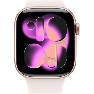 Apple Watch (42mm) Rose Gold Aluminium cellular okosóra rózsaszín-arany + Light Blush Sport Band - M/L