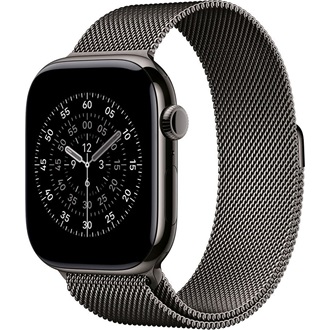 Apple Watch (46mm) Slate Milanese Loop M/L okosóra szíj szürke