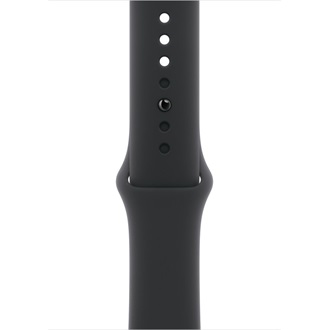 Apple Watch 46mm Sport Band:  Black Sport Band - M/L okosóra szíj fekete