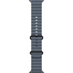 Apple Watch 49mm Band:  Anchor Blue Ocean Band - Black Titanium Finish okosóra szíj kék