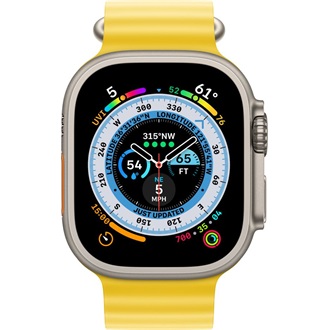 Apple Watch 49mm Band: Yellow Ocean Band Extension okosóra szíj sárga