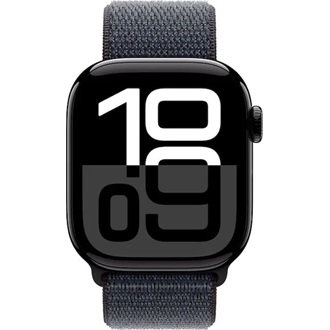 Apple Watch S10 cellular 42mm aluminium ház okosóra fekete (Jet Black) + INK SP LOOP