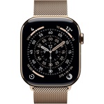 Apple Watch S11 (42mm) Gold Titanium Case cellular okosóra arany + Gold Milanese Loop