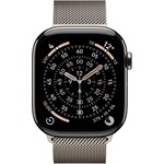 Apple Watch S11 (42mm) Natural Titanium cellular okosóra ezüst + Natural Milanese Loop