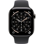 Apple Watch S11 (42mm) Slate Titanium cellular okosóra szürke + Black Sport Band - M/L