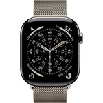 Apple Watch S11 (46mm) Natural Titanium cellular okosóra ezüst + Natural Milanese Loop - M/L