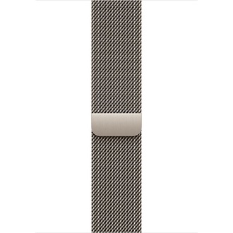 Apple Watch S11 (46mm) Natural Titanium cellular okosóra ezüst + Natural Milanese Loop - M/L