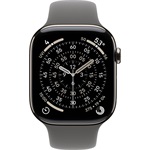 Apple Watch S11 (46mm) Natural Titanium cellular okosóra ezüst + Stone Grey Sport Band - M/L