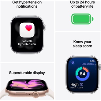 Apple Watch S11 (42mm) Natural Titanium cellular okosóra ezüst + Natural Milanese Loop