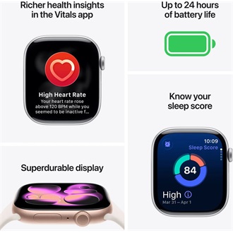 Apple Watch S11 (46mm) Slate Titanium cellular okosóra szürke + Slate Milanese Loop - M/L