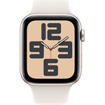 Apple Watch SE2 v3 Cellular (44mm) csillagfény alumínium tok, csillagfény sportszíj (M/L) okosóra