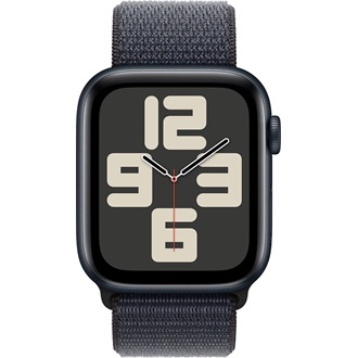 Apple Watch SE2 v3 GPS (40mm) éjfekete alumínium tok, tinta sportszíj okosóra