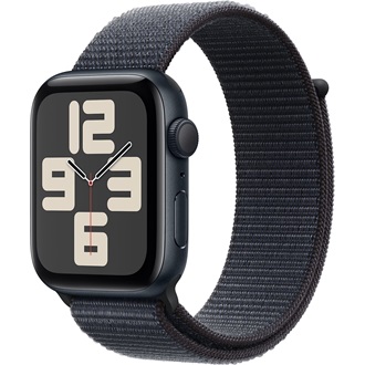 Apple Watch SE2 v3 GPS (44mm) éjfekete alumínium tok, tinta sportszíj okosóra