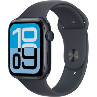 Apple Watch SE3 (40mm) Midnight Aluminium cellular okosóra fekete + Midnight Sport Band - M/L
