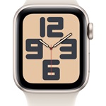 Apple Watch SE GPS 40mm aluminium ház okosóra arany (Starlight) + STARLSP BAND S/M
