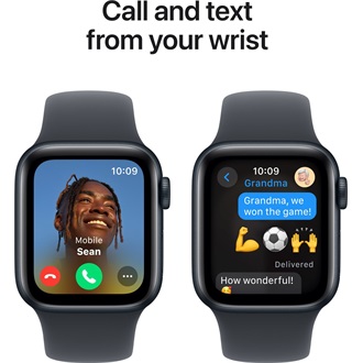 Apple Watch SE GPS 40mm aluminium ház okosóra fekete (Midnight) + MN SP BAND M/L