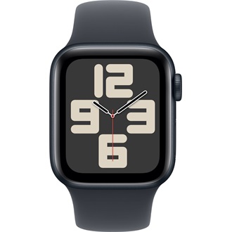 Apple Watch SE GPS 40mm aluminium ház okosóra fekete (Midnight) + MN SP BAND S/M