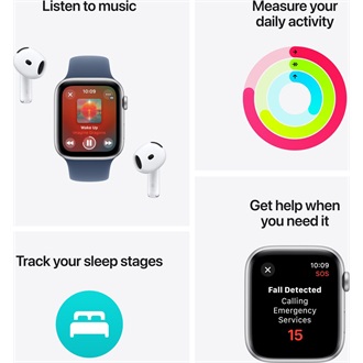 Apple Watch SE GPS 40mm aluminium ház okosóra fekete (Midnight) + WITH INK SP LOOP