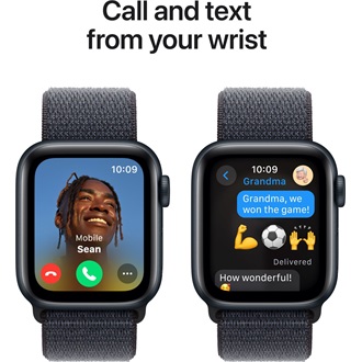 Apple Watch SE GPS 40mm aluminium ház okosóra fekete (Midnight) + WITH INK SP LOOP