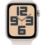 Apple Watch SE GPS 44mm aluminium ház okosóra arany (Starlight) + STARLSP BAND M/L