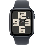 Apple Watch SE GPS 44mm aluminium ház okosóra fekete (Midnight) + MN SP BAND M/L