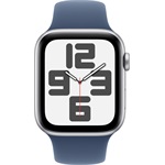 Apple Watch SE cellular 44mm ház okosóra ezüst + DENIM SPORT BAND M/L