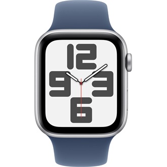 Apple Watch SE cellular 44mm ház okosóra ezüst + DENIM SPORT BAND M/L