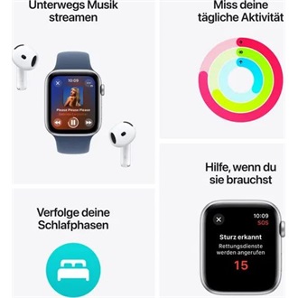 Apple Watch SE cellular 44mm ház okosóra fekete (Midnight) + INK SPORT LOOP