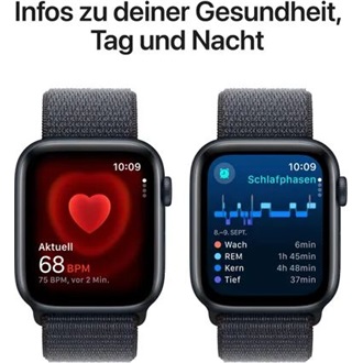 Apple Watch SE cellular 44mm ház okosóra fekete (Midnight) + INK SPORT LOOP