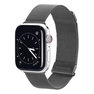 Apple Watch Series 10 42mm DUX DUCIS pótszíj egyedi méret, mágneses, SZÜRKE