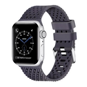 Apple Watch Series 10 42mm Gigapack Pótszíj egyedi méret, csíkos, SZÜRKE