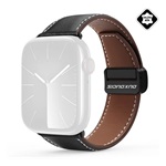 Apple Watch Series 10 46mm DUX DUCIS YA pótszíj egyedi méret, mágneses, FEKETE