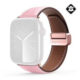 Apple Watch Series 10 46mm DUX DUCIS YA pótszíj egyedi méret, mágneses, RÓZSASZÍN