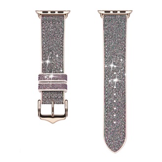 Apple Watch Series 10 46mm DUX DUCIS pótszíj egyedi méret, csillogó, SÖTÉTZÖLD