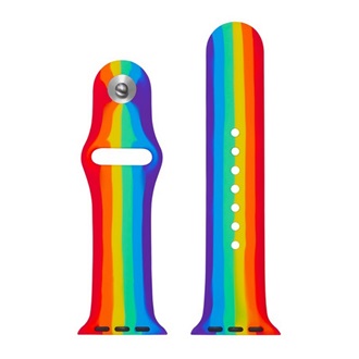 Apple Watch Series 10 46mm GIGAPACK Pótszíj egyedi méret, szivárvány, SZÍNES