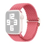 Apple Watch Series 10 46mm GIGAPACK Pótszíj egyedi méret, szőtt minta, RÓZSASZÍN