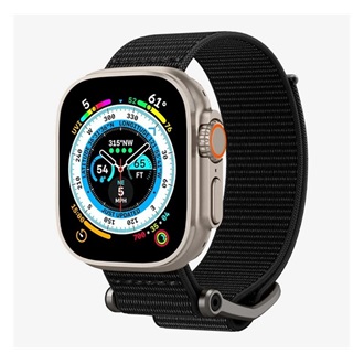 Apple Watch Series 10 46mm SPIGEN DURAPRO FLEX pótszíj egyedi méret, állítható, FEKETE