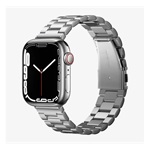 Apple Watch Series 10 46mm SPIGEN MODERN FIT pótszíj egyedi méret, fém, EZÜST
