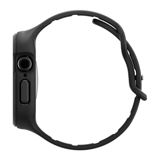 Apple Watch Series 10 46mm SPIGEN VAULT PRO pótszíj egyedi méret, ütésállóság + szilikon keret, FEKETE
