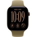 Apple Watch Series 12 (46mm) Dark Bronze Aluminium Case okosóra bronz + Olive Sport Band - M/L