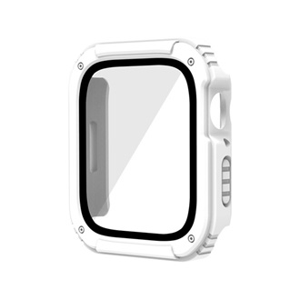 Apple Watch Series 2 42mm Gigapack Műanyag keret ütésálló + kijelzővédő üveg FEHÉR