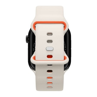 Apple Watch Series 5 40mm SPIGEN NANO POP pótszíj egyedi méret, szilikon, BÉZS