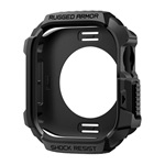 Apple Watch Series 5 40mm SPIGEN RUGGED ARMOR 2 pótszíj egyedi méret, ütésállóság + szilikon keret, FEKETE