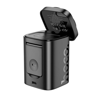 Apple Watch Series 5 44mm HOCO CQ20 asztali töltő 3in1 15W, Apple Watch töltő, FEKETE