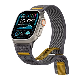 Apple Watch Series 5 44mm SPIGEN ATHLEX pótszíj egyedi méret, SPORT, SÖTÉTSZÜRKE