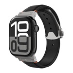 Apple Watch Series 5 44mm SPIGEN CLASSIC FIT pótszíj egyedi méret, pillangó csat, FEKETE