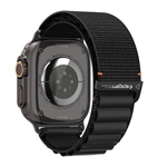 Apple Watch Series 5 44mm SPIGEN WBF1 pótszíj egyedi méret, állítható, FEKETE