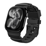 Apple Watch Series 5 44mm SPIGEN WBS2 pótszíj egyedi méret, állítható, FEKETE