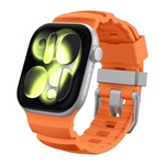 Apple Watch Series 5 44mm SPIGEN WBS2 pótszíj egyedi méret, állítható, NARANCSSÁRGA