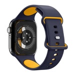 Apple Watch Series SE 2 40mm SPIGEN NANO POP pótszíj egyedi méret, szilikon, SÖTÉTKÉK